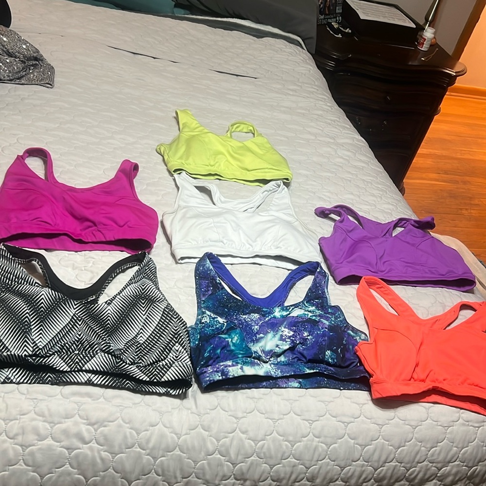 Tek gear high impact lot sports bras size medium.